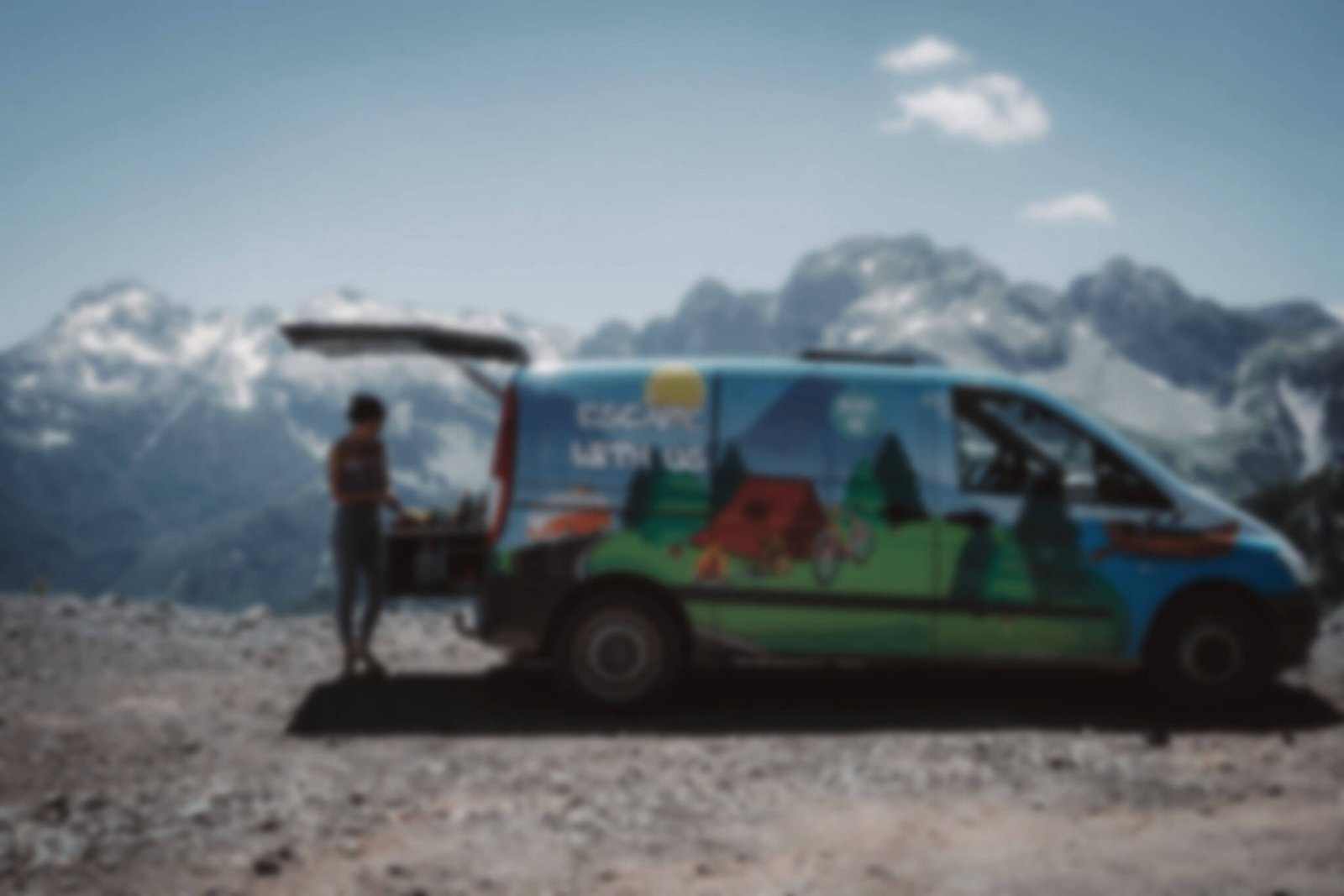 Van Travel mountains sea